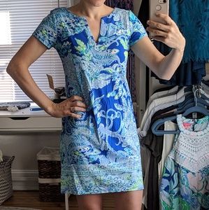 NWT Lilly Pulitzer t-shirt dress Sophiletta v-neck